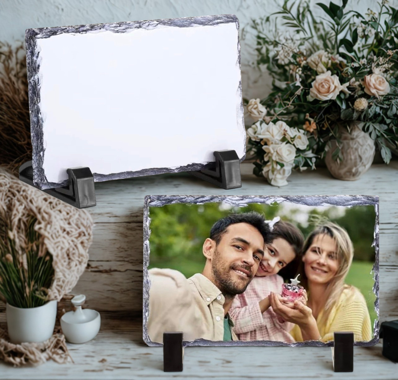 Personalised Slate Photo Frame thumbnail 2