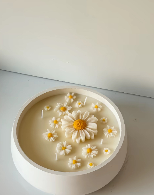Buy Flower Bowl Candle Arrangement Online