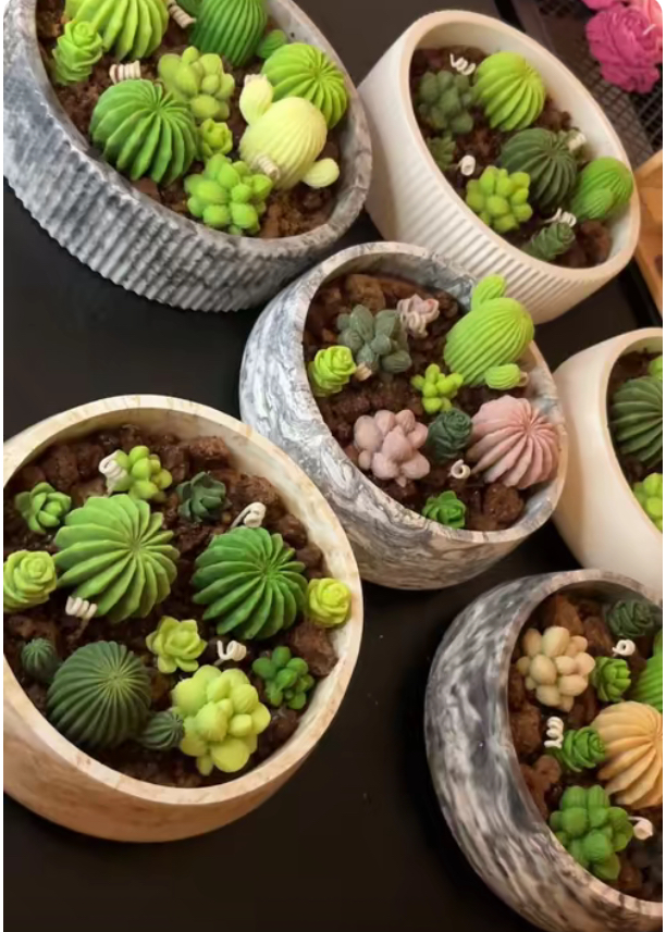 Flower Bowl Candle Arrangement thumbnail 3