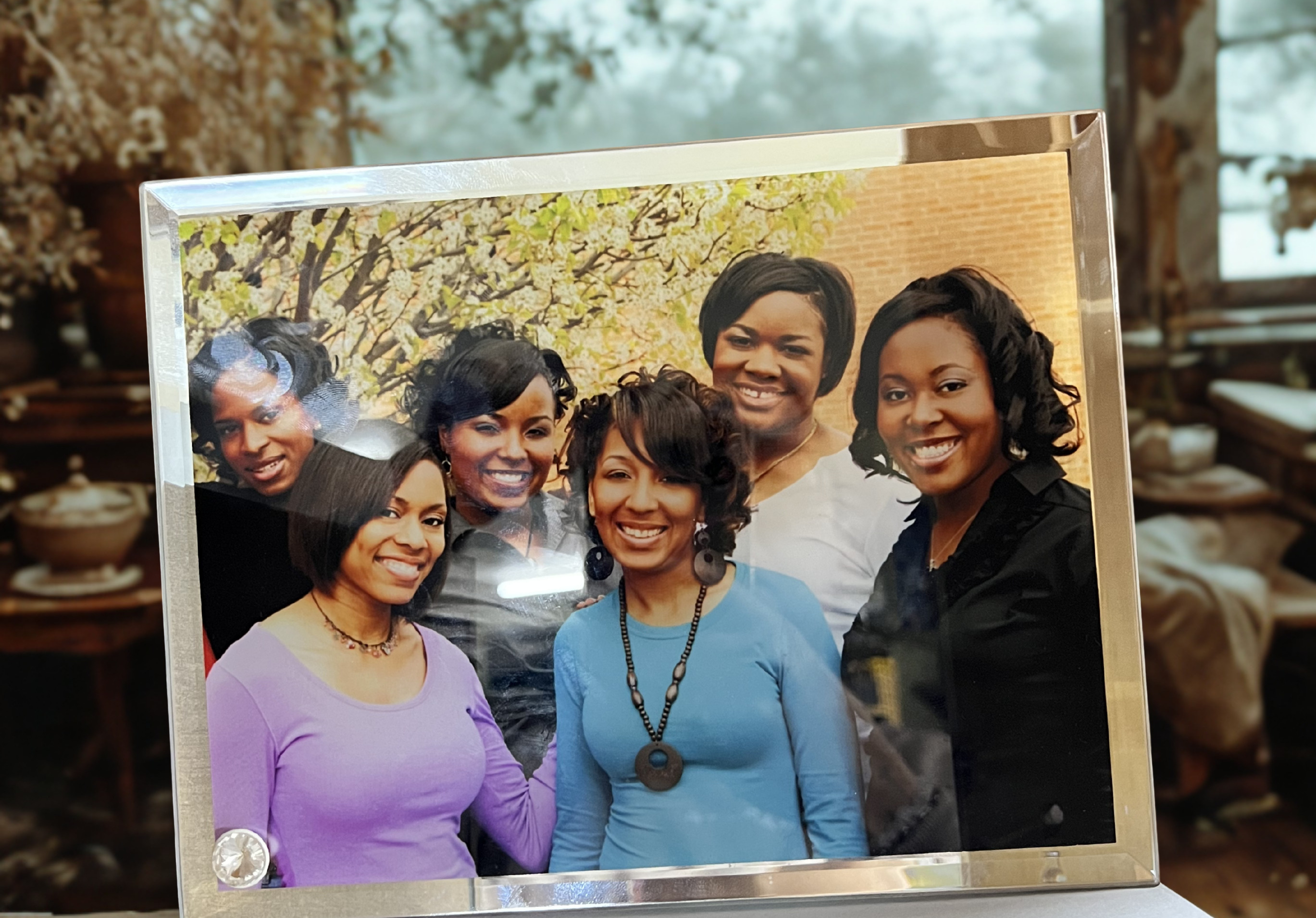 Personalised glass photo frame thumbnail 2