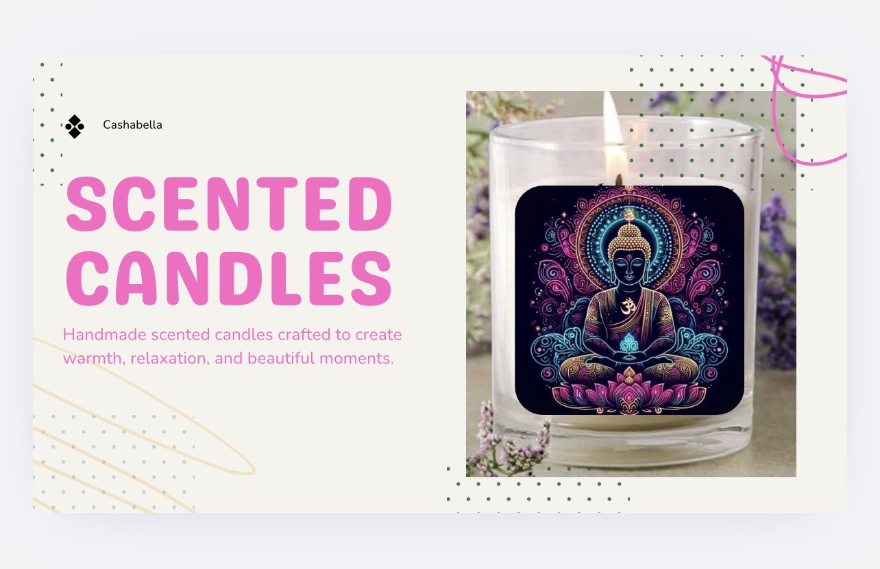 Custom Prayer / Meditation Candle thumbnail 4