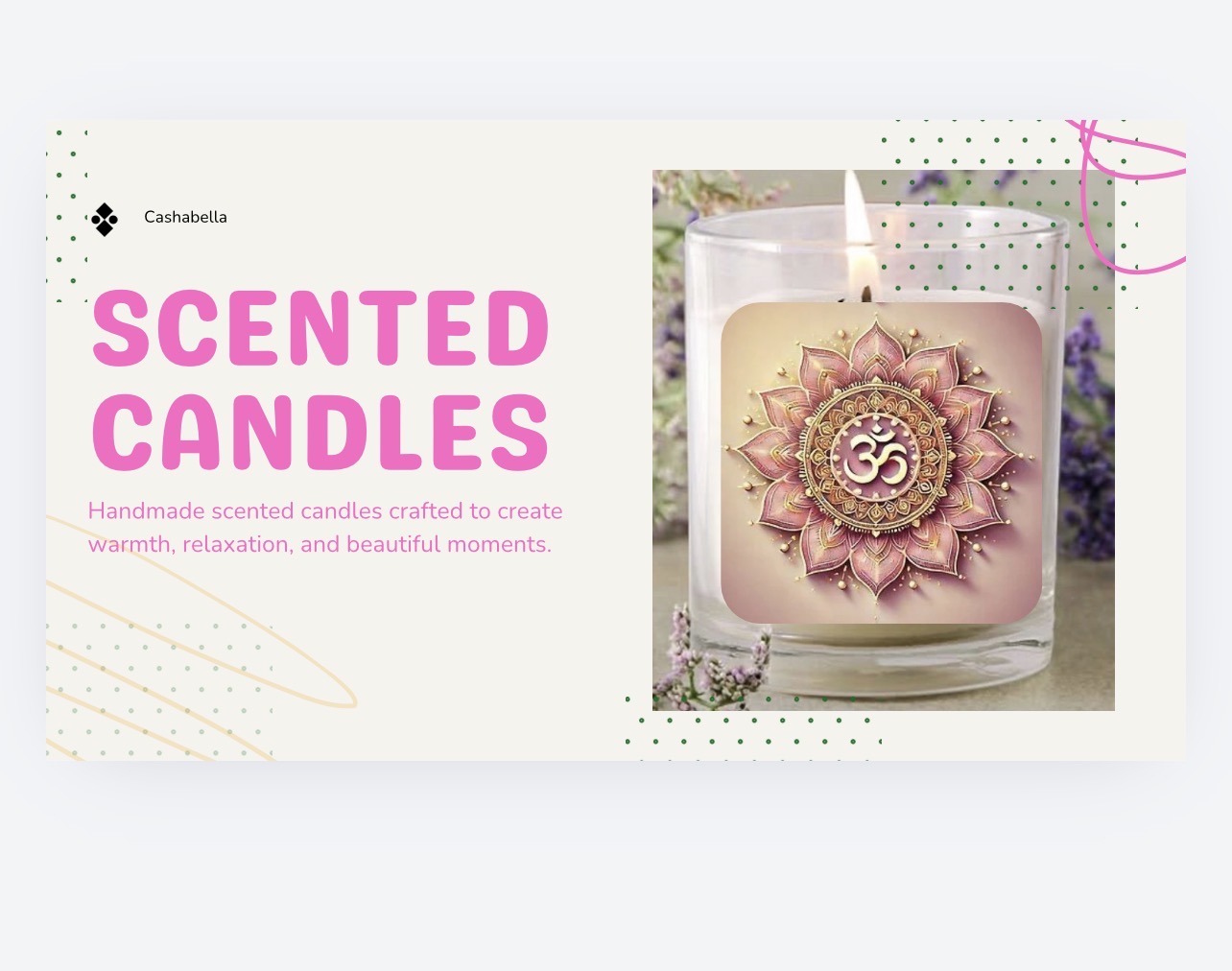 Custom Prayer / Meditation Candle thumbnail 2