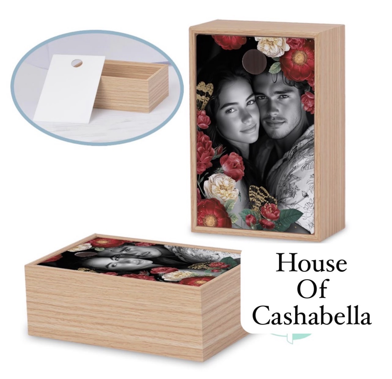 Buy Small personalised wooden box Online